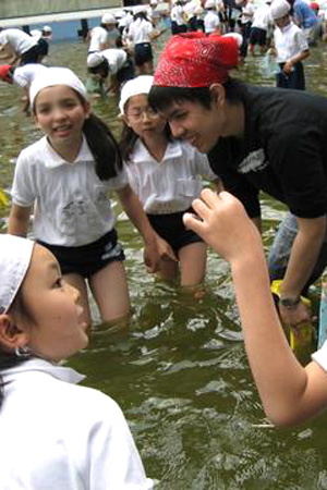 やご救出大作戦授業風景