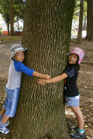 いもむしのたからぶくろ授業風景
